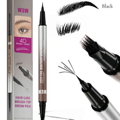 2-in-1 Brow Pencil & Eyeliner – Waterproof, Smudge-Proof, Natural Look